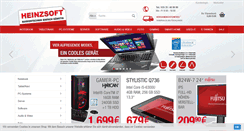Desktop Screenshot of heinzsoft-shop.de